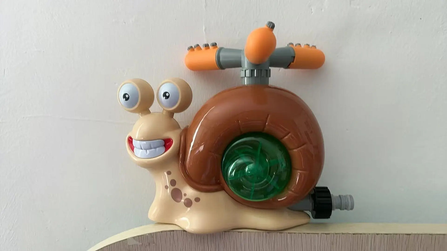 Water Spray Outdoor Toy Snail Sprinkler Backyard Garden Water Toys Summer Yard Cartoon Splash Sprinkler Baby Bath Toy for Kids