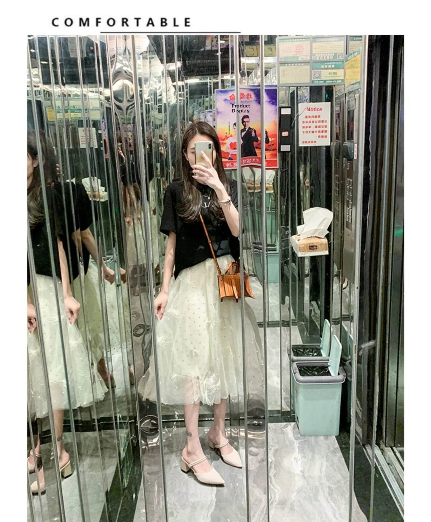 Korean Sle High Heel Sandals Women Summer Outdoor Wear Pointed Toe Double Wear Mules Cover Head f Slip Small Fraance Wind - AIAZ