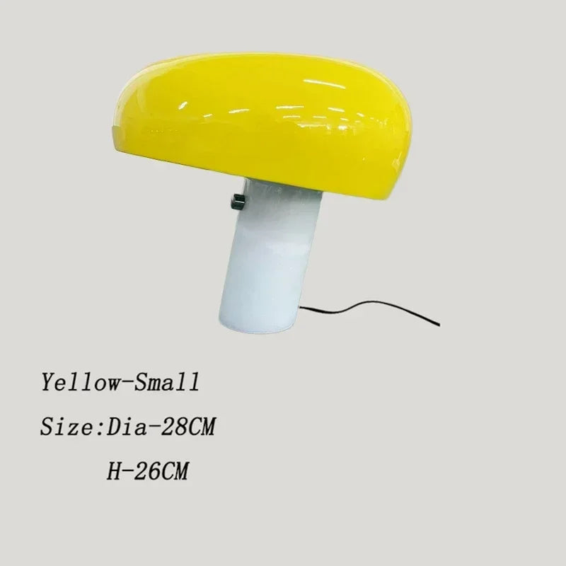 Italian Luxury Designer Mushroom Marble Desk Lamp Modern Children's Study LED Table Lamps Living Room Bedroom Decorative Lights