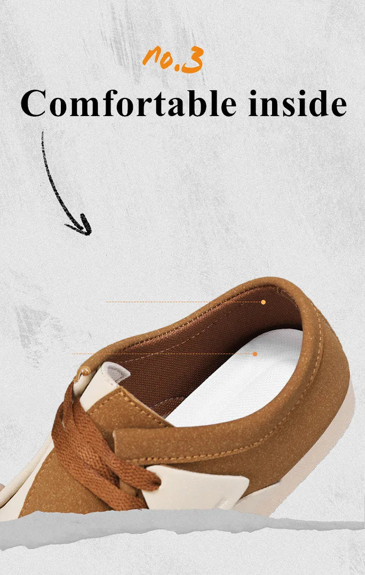 Fashion Khaki Casual Shoes For Men Suede Leather Loafers Men Platform Slip-on Men's Driving Shoes Lightweight Leisure Men Shoes