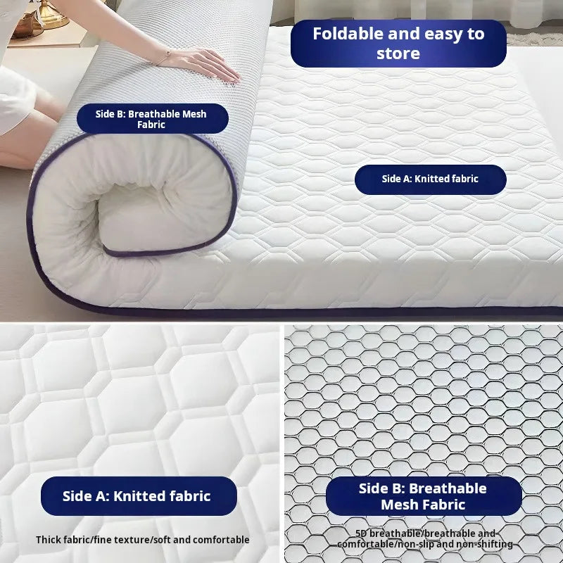 Household 6cm Thick Latex Mattress Student Dormitory Single Soft Bed Mat
