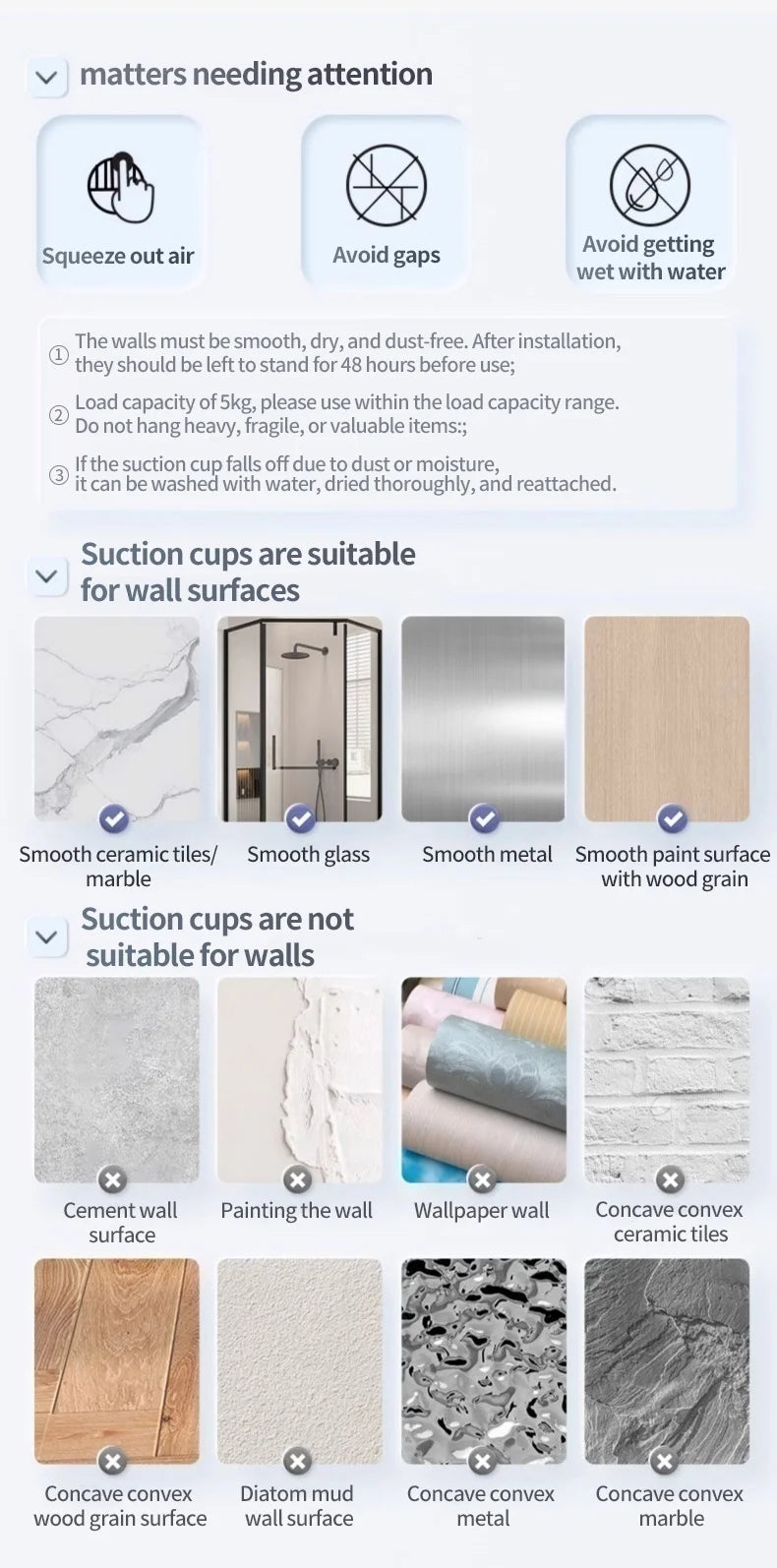 No Need To Drill Suction Cup Bathroom Storage Rack, Wall-mounted Oganizing Rack Cosmetic Storage Rack, Kitchen Storage Rack