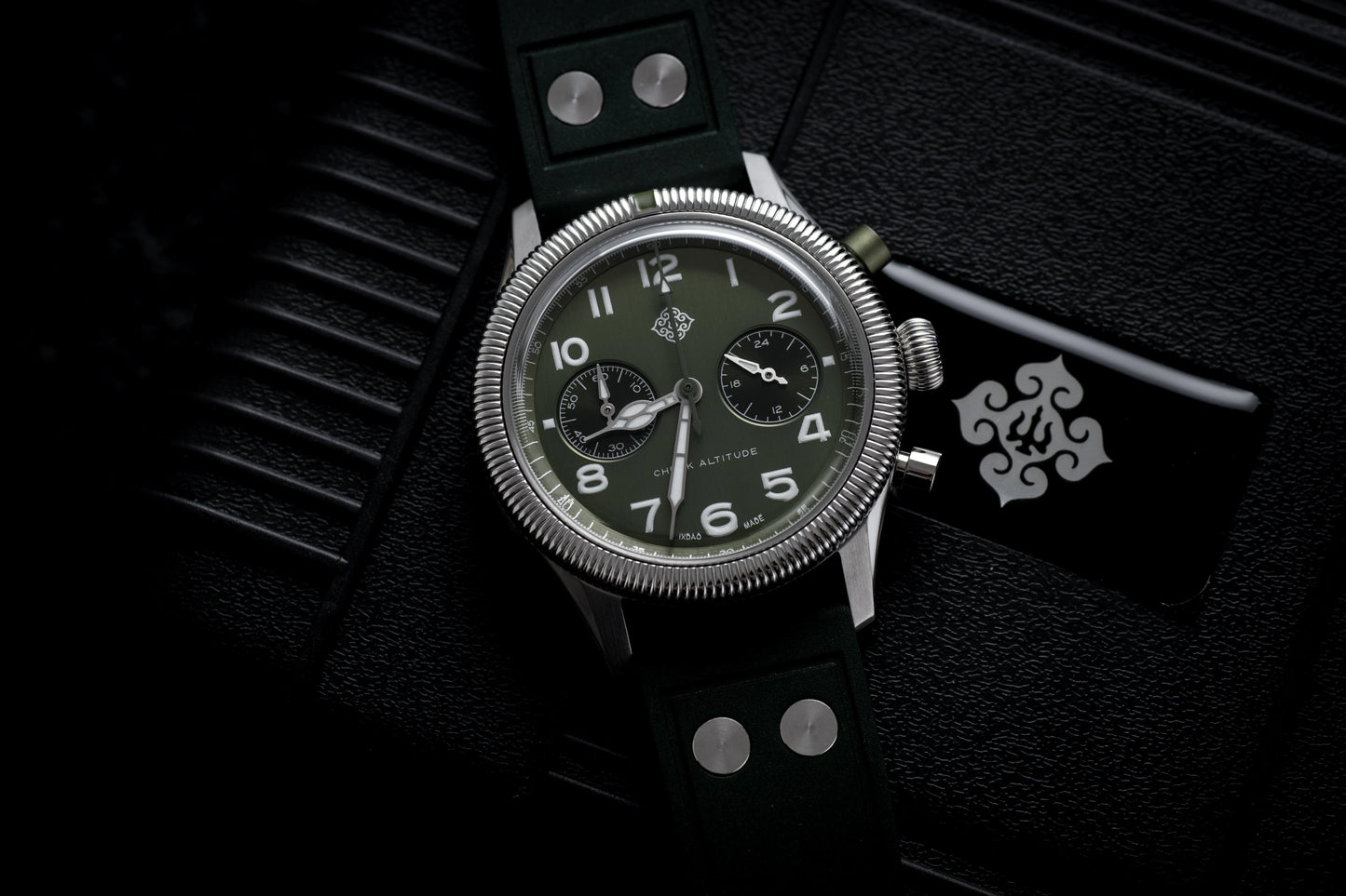 2025 New IXDAO 39mm Pilot Men Quartz Watches Peregrine Falcon Series VK64 Sapphire Stainless Steel Sports Chronograph 10Bar C3
