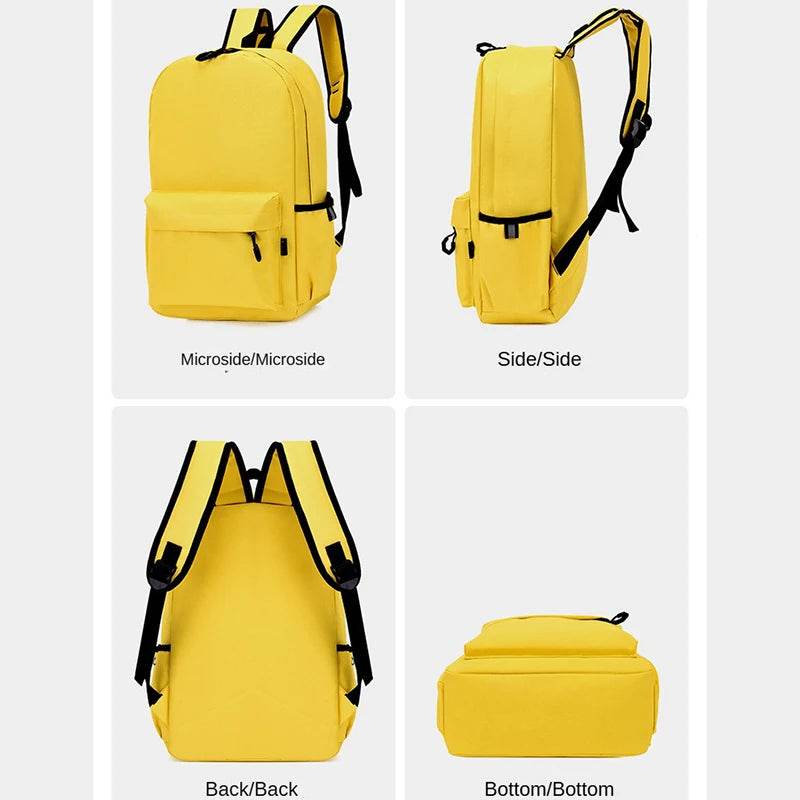 Personalized School Bag Custom Logo School Backpack Training Class Gift School Name Pattern Elementary school backpack wholesale - AIAZ