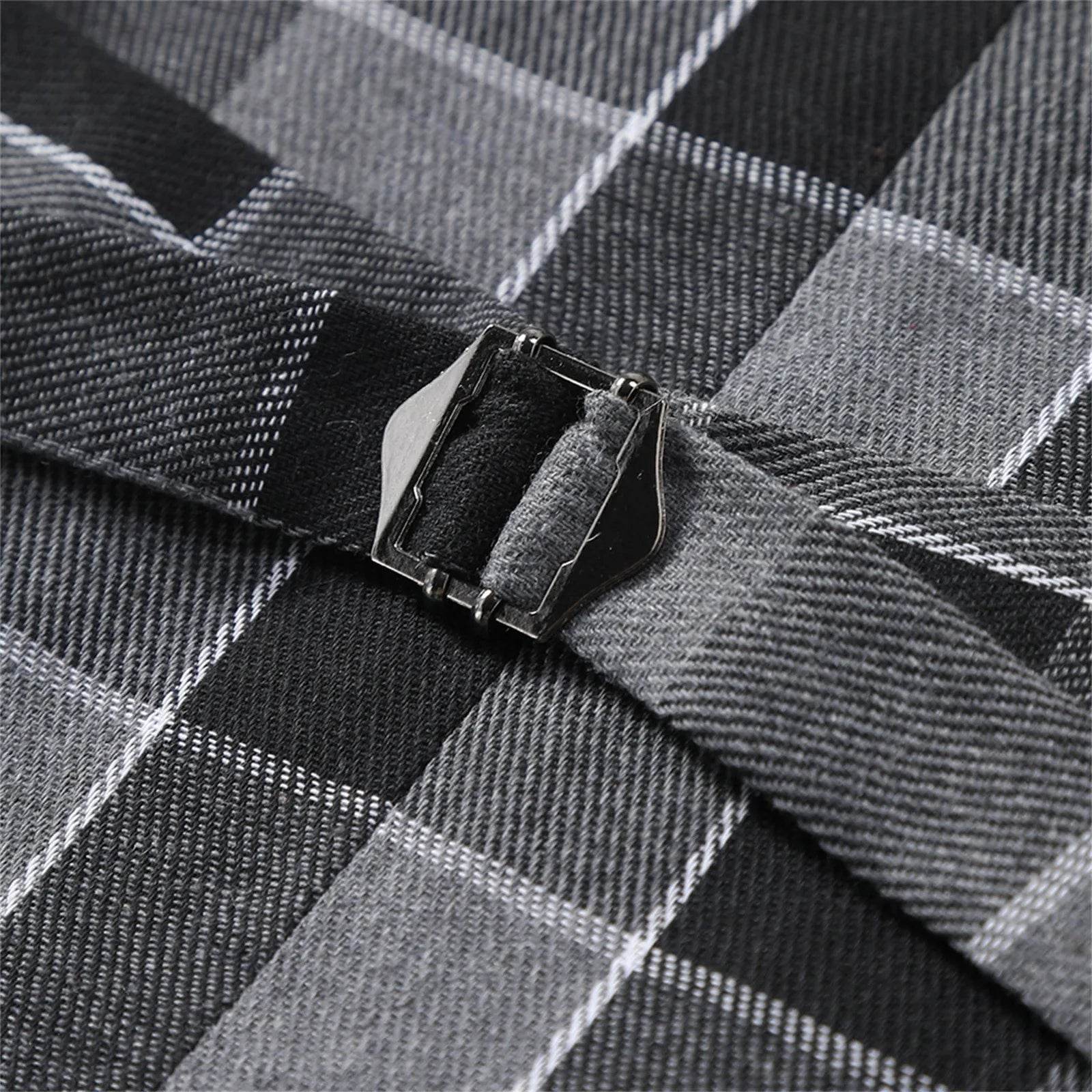 2025 Men's Spring Casual Single Button Suit Vest V Neck New Style British Men's Suit Vest Waistcoat Formal Business Suit Vest - AIAZ