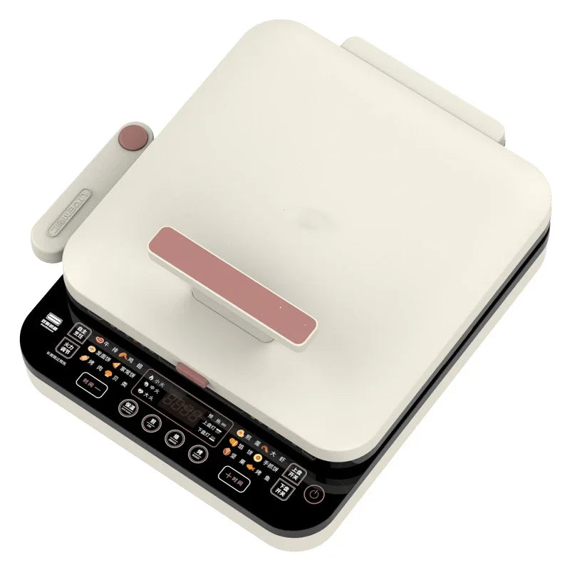 Home Appliance The Upper And Lower Plates Of The Electric Baking Pan Can Be Disassembled And Washed To Deepen The Plate