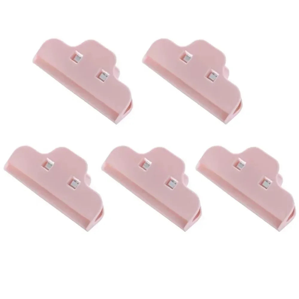 5PCS Food Storage Clips Durable Kitchen Organizer for Snack Bags Preservation Sealing Clamps Household Essentials