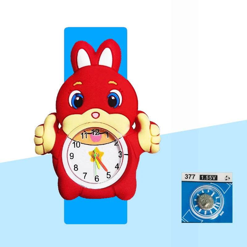 Baby Birthday Gift Children Toys Watches Cartoon Animal Dial Bracelet Kids Watches for Boy Girl 2-15 Years Old Child Clock - AIAZ