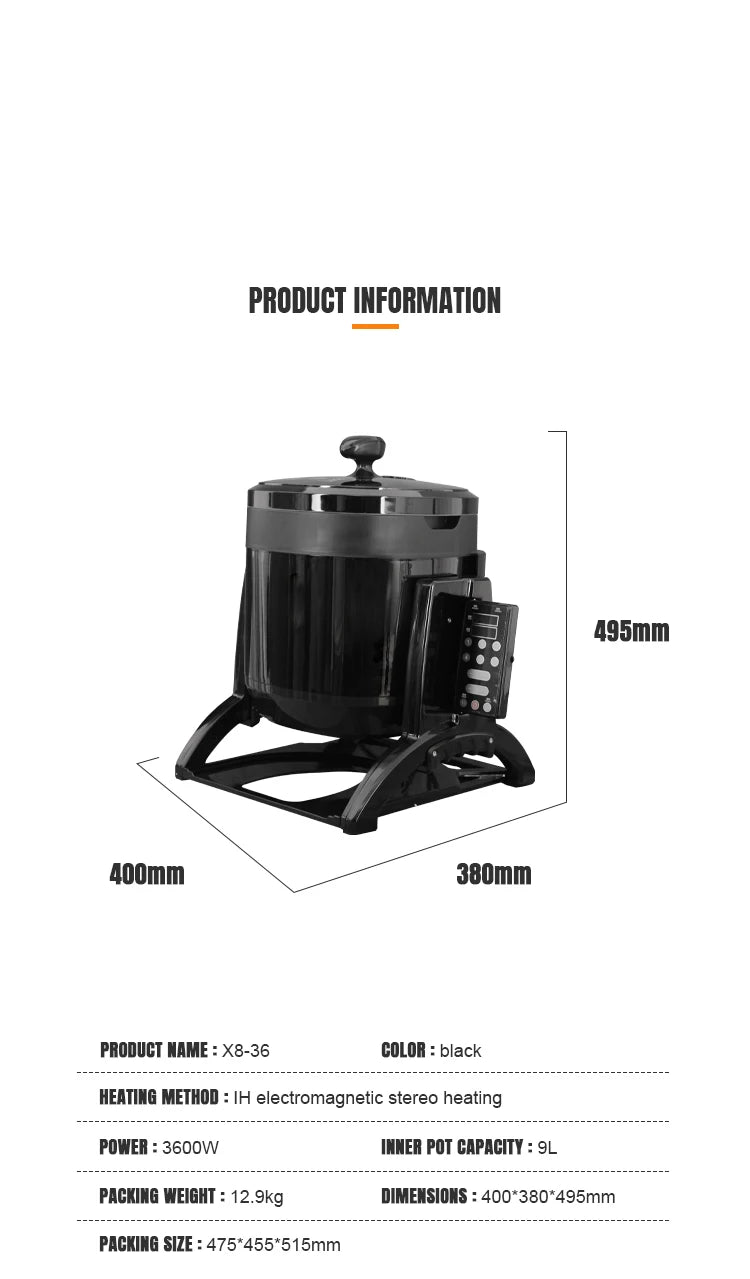 Cooking Robot Latest High Quality Fully Automatic Commercial Kitchen Multifunctional Cooking Machine