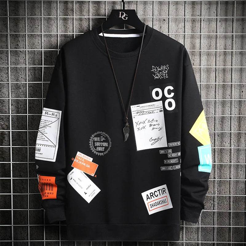 Sweatshirt for Mens Clothing New in Hoodies & Sweatshirts Hoodies Anime Y2k Clothes Sport Gym Graphic Hoodie Men Goth - AIAZ