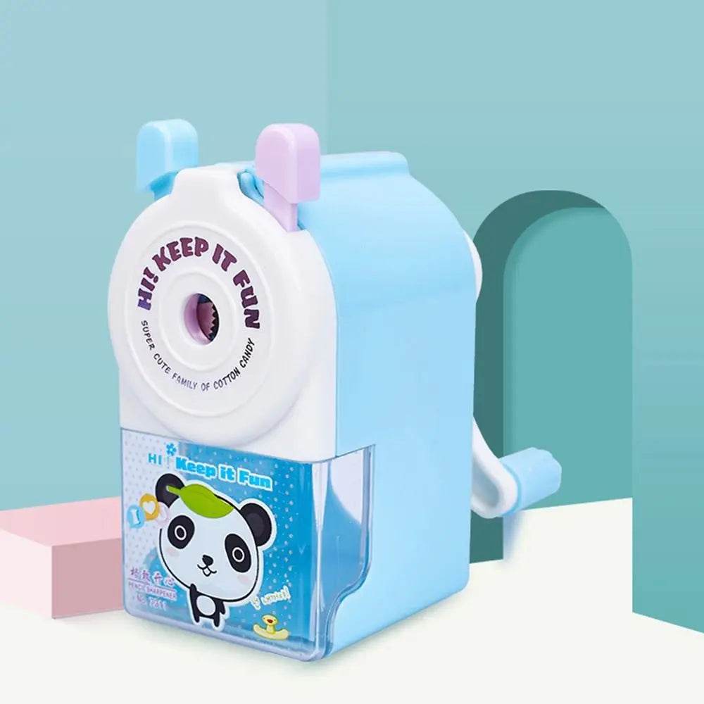 School Supplies Cartoon Animal Gift Pencil Sharpener Anti Sticking Lead Automatically Enters Lead Hand-cranked Mechanical Tool - AIAZ