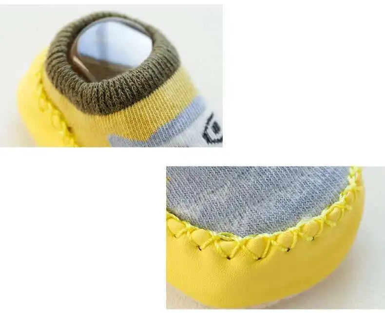 1 Pair Fashion Cute Baby Socks With Rubber Soles Infant Spring Autumn Winter Children Floor Socks Shoes Anti Slip Soft Sole Sock