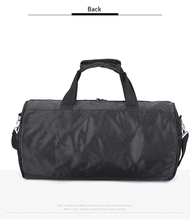 High Quality Nylon Waterproof Sports Gym Fitness Men's Travel Bags Basketball Large Capacity Duffel Bag