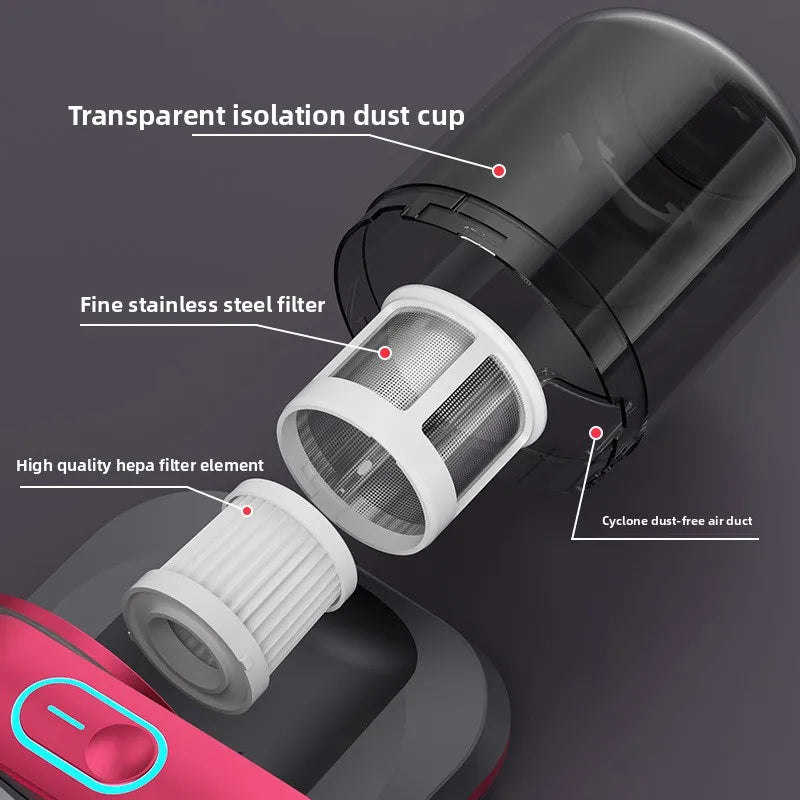 Mite Remover Household Bed Vacuum Cleaner Wireless Suction Bed Sterilizer Large Suction Remove Mites Pregnant Women and Children