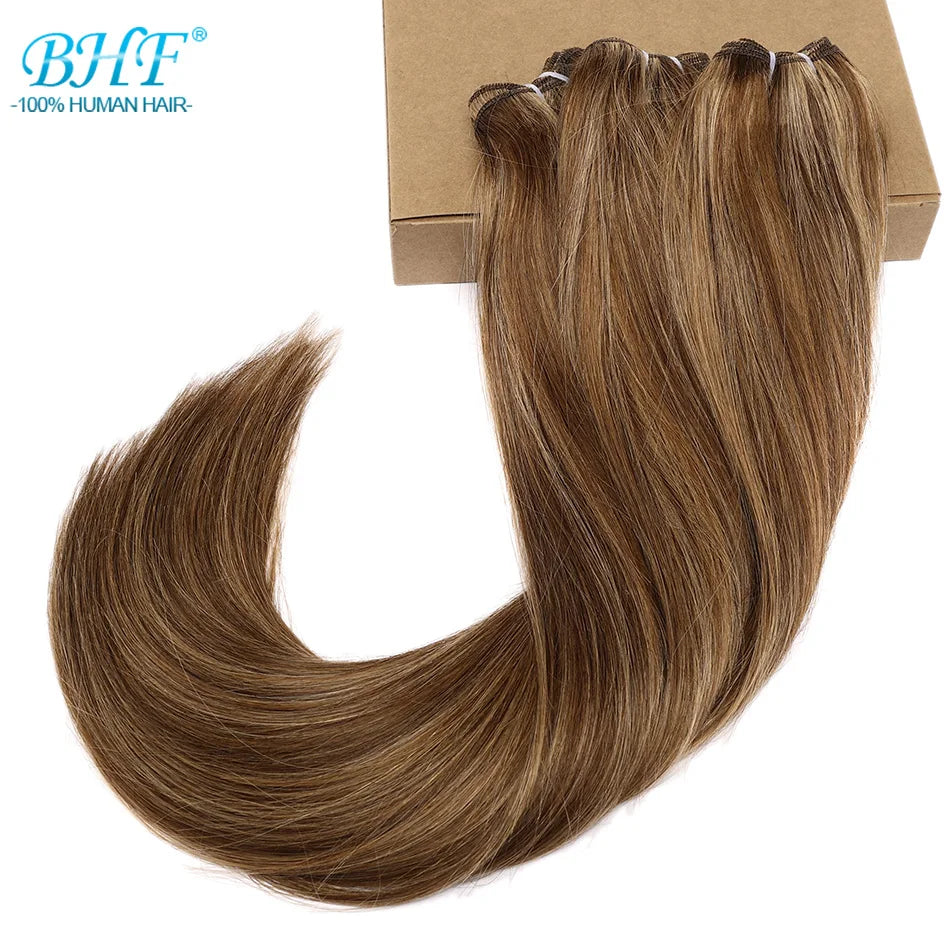 Russian Human Hair Bundles Weft 100% Remy Human Hair Weaves 100G /50G Hair Weaving Braiding Natural Straight Hair