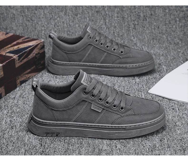 Men's Shoes 2025 New Spring Work Safety Shoes, Anti-slip, Wear-resistant, Versatile Casual Sports Work Shoes, Men's Board Shoes - AIAZ