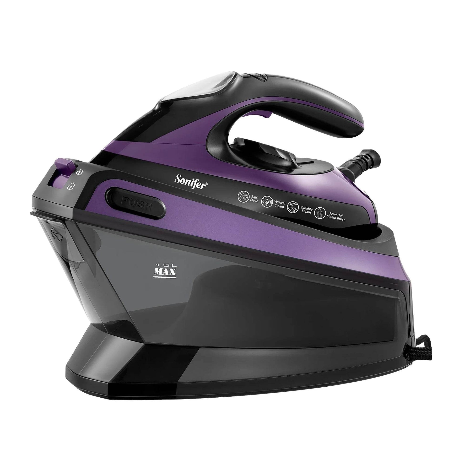 HOT Sonifer SF-9112 Household 1.5L Water tank Vertical Press Electric Steam Station Iron for Clothes - AIAZ