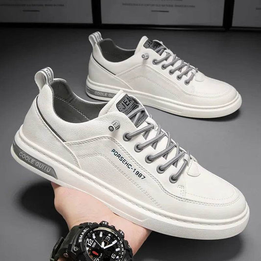 New Shoes for Men Comfortable Flat Men's Casual Shoes Outdoor Wild Men's Sneakers High End Fashion One Pedal Dress Shoes Male - AIAZ