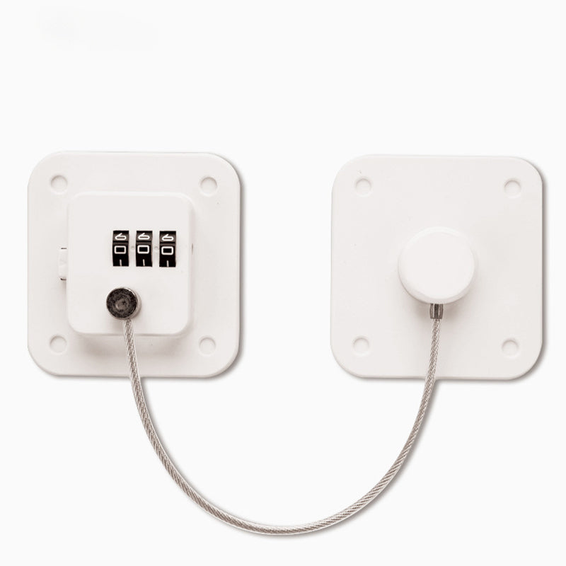 High-end Fridge Lock, Keep Your Food and Kids Safe with Our Refrigerator Lock - No Keys Needed, Combination Lock for Fridge, Pan