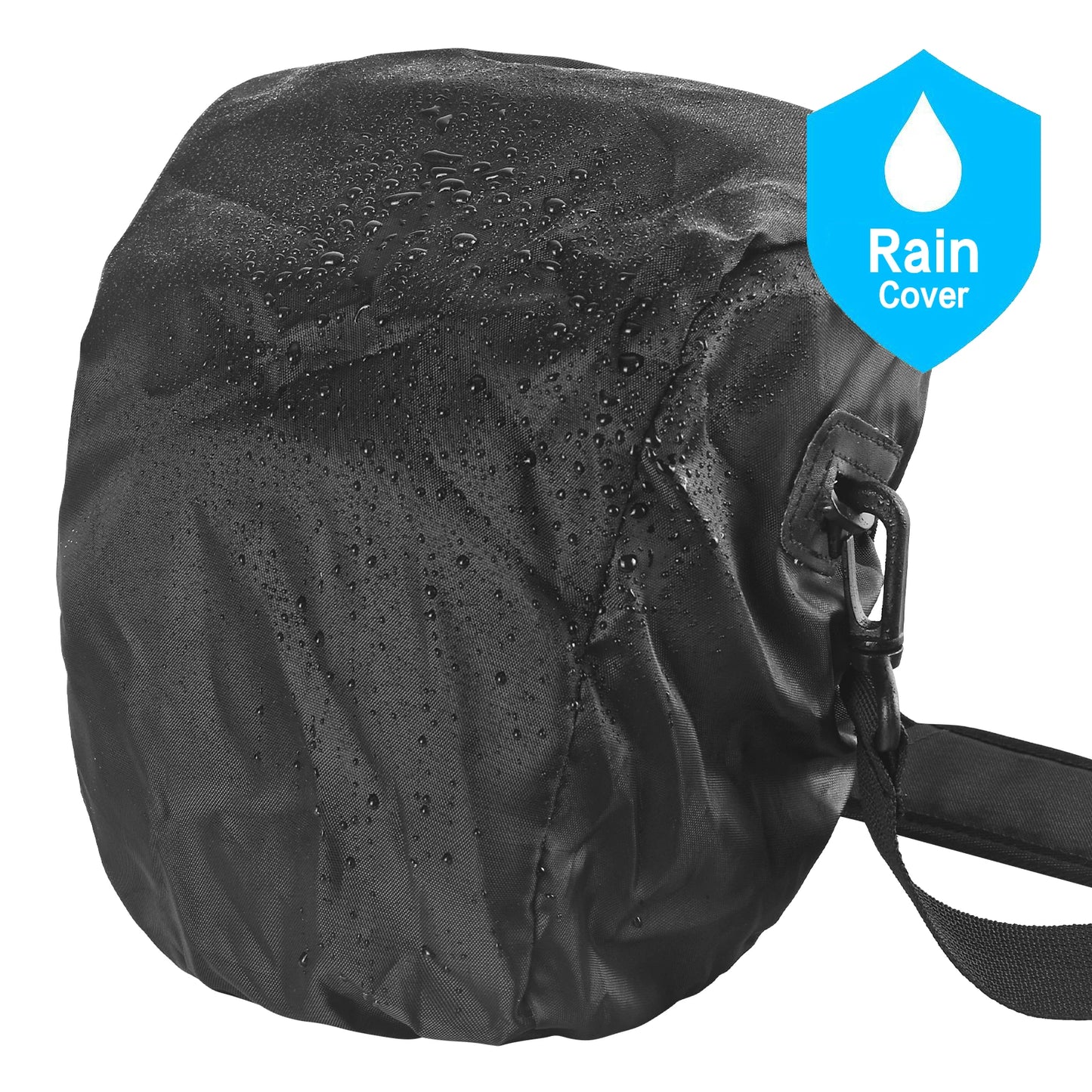 FOSOTO FT-R5 Black DSLR Camera Bag Shoulder Waterproof Rain Cover Crossbody Case Compatible for Canon Nikon Pentax Olympus