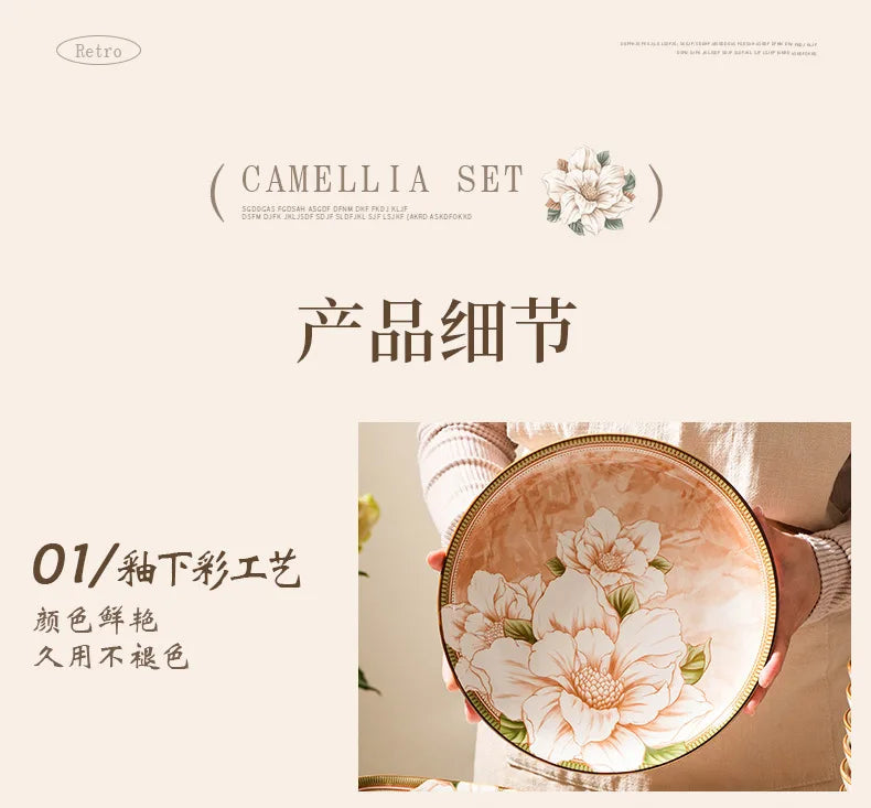 High-quality Ceramic Spoons Wholesale Combinations Household Gift Tableware Sets