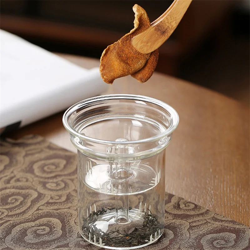 1000ML Embossed High Borosilicate Glass Teapot With Tea Strainer Infuser Flower Puer Kungfu Tea Set Kettle Lifting Beam Tea Pot