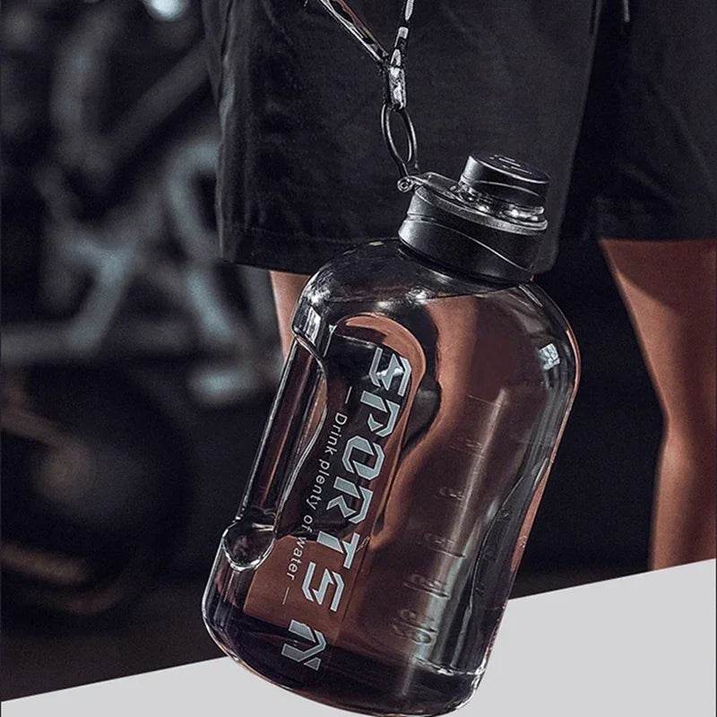 2L Water Bottle Sports Gym Water Kettle A large amount of refilling buckets in summer for Camping Travel BPA Free Drinking - AIAZ