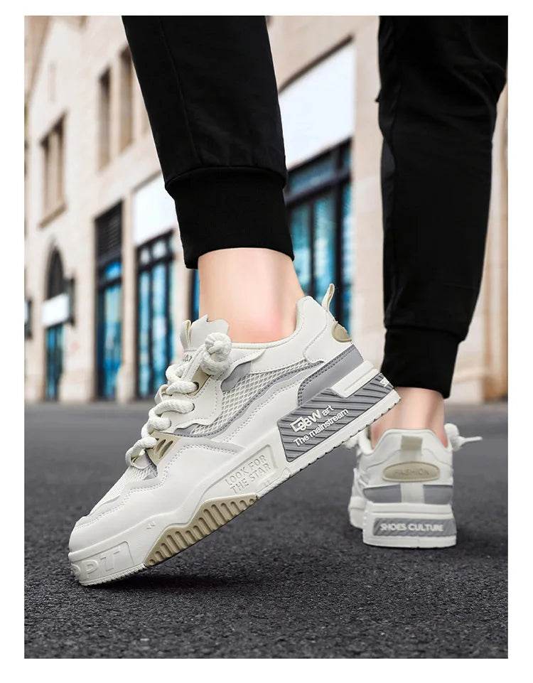 Men Shoes Platform Male Sneakers 2025 New Vulcanized Shoes for Men Casual Running Shoes Large Size 45 46 Hot Sapatos Masculinos - AIAZ