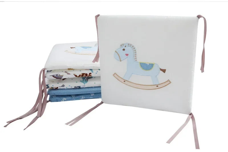Baby Bed Protector Crib Bumper Pads 6Pcs/Set Baby Bed Bumper Kids Safety Bed Around Cotton Blend Crib Anti-collision Anti-fall