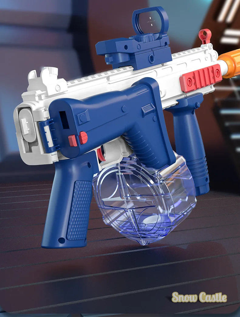 New Uzi Water Gun Electric Pistol Shooting Game Toys Cannon Summer Outdoor Waters Fights Beach Children's Toy Boys Gifts