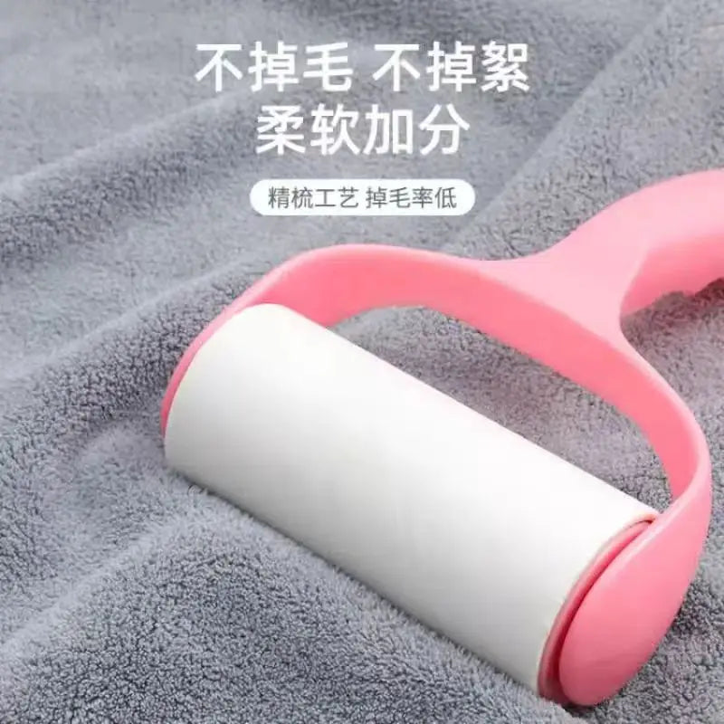 70*140cm high-density thickened coral fleece bath towel and 70*35cm towel, new style, 2-piece set, soft, antibacterial, high-gra