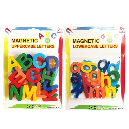 Kids Magnetic Learning Alphabet Letters Plastic Refrigerator Stickers Toddlers Kids Learning Spelling Counting Educational Toys - AIAZ