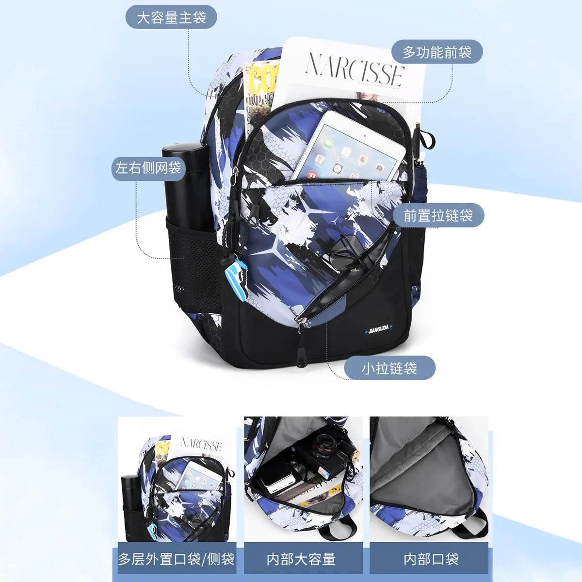 2024 Waterproof Children school Backpack School Bags Boys kids Schoolbag primary School backpack Kids Book Bag mochila1-6 garde - AIAZ