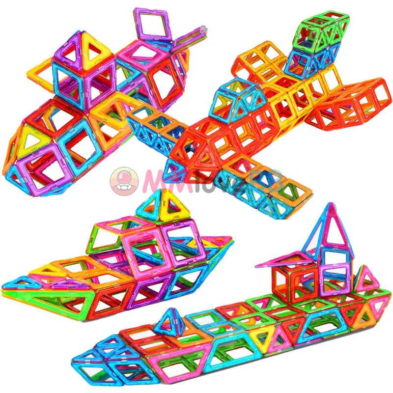 Magnets Toys for Kids Big Size Plus Magnetic Blocks for Children Designer Constructor Set Toys for Boys Building Blocks - AIAZ