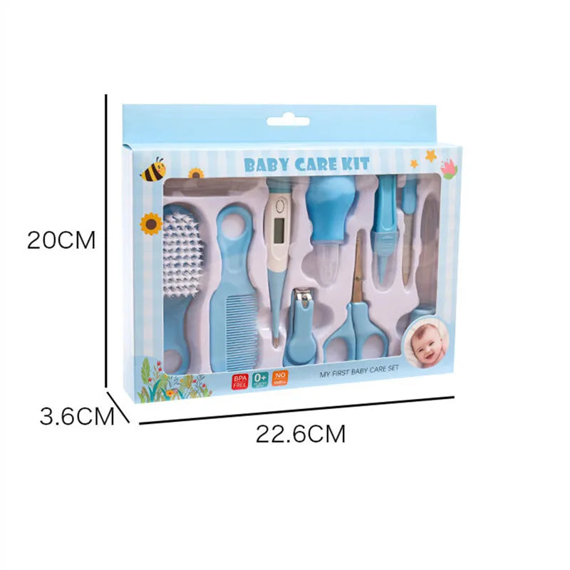 Newborn daily nail Care kit Nail clipper tool Health kit Thermometer Comb Care kit