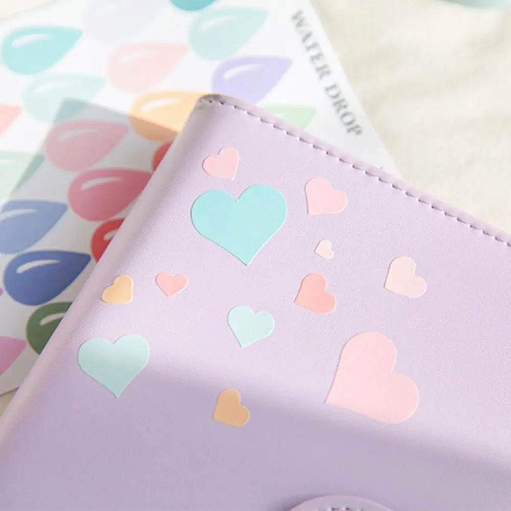 School Supplies Planner Album Self-adhesive Decorative Decals Label Stickers Stationery Stickers Diary Scrapbooking Stickers - AIAZ