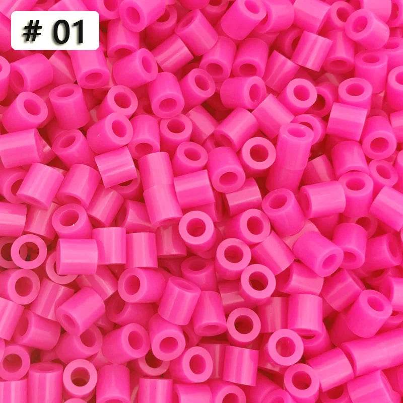 5MM 1000PCs Pixel Puzzle Iron Beads for kids Perler Hama Beads Diy High Quality Handmade Gift toy Fuse Beads - AIAZ