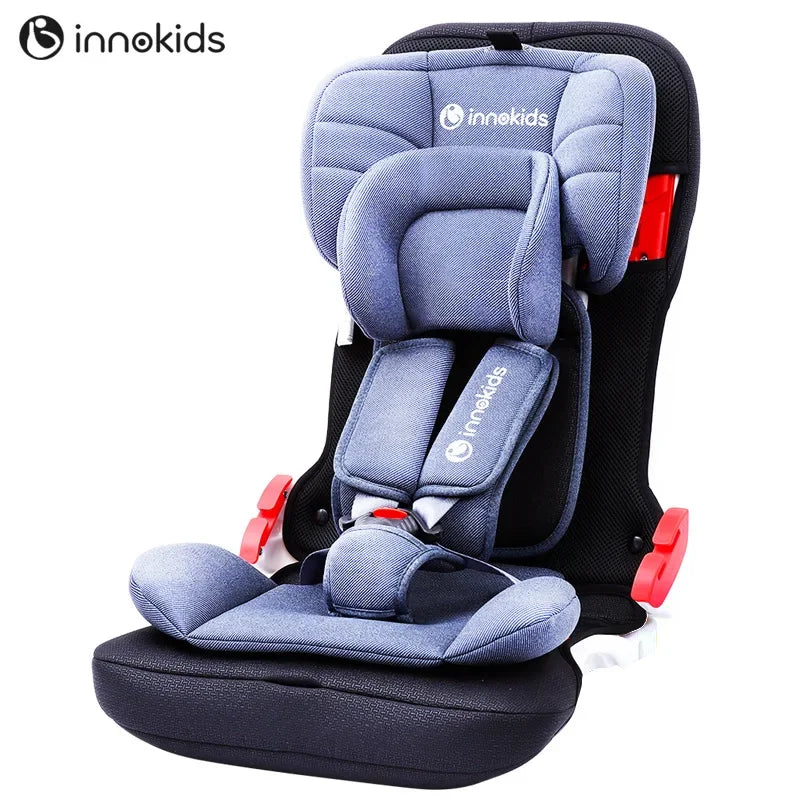 Ik-06 Innokids Child Safety Seat 360 Degree Rotating Car With 0-12 Years Old Baby Can Sit And Lay Isofix Latch Grey