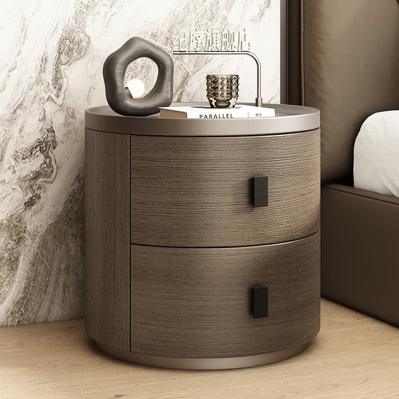 Nordic Solid Wood Bedside Table,Nightstand,Storage Cabinet,Comfortable with Drawer,Bedroom Bedside Tables,Living Room Furniture