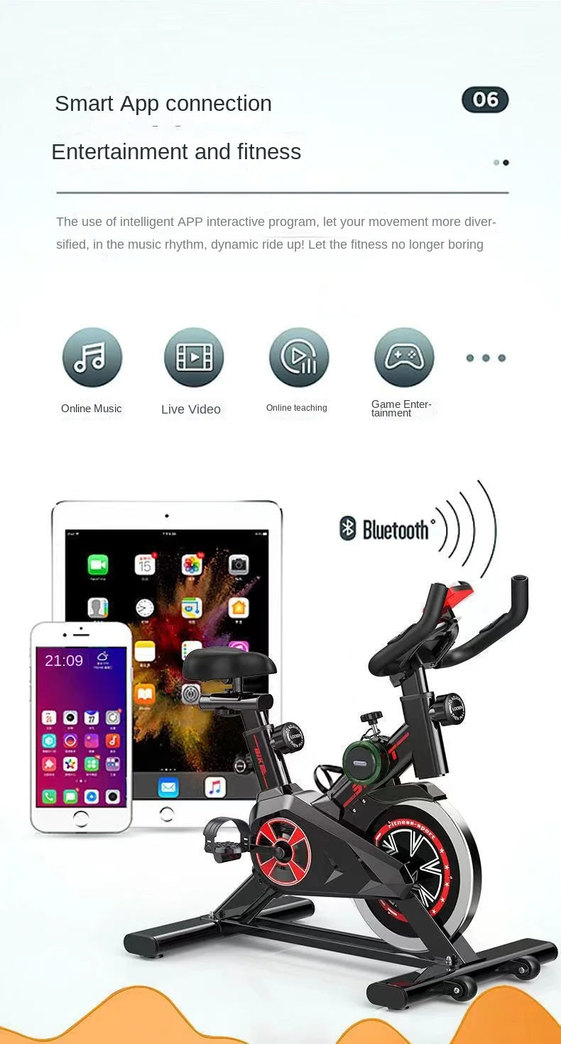 OVOZI Spin Bike Home Fitness Equipment Gym Dedicated Indoor Exercise Weight Loss Silent Smart Power Bike Hot New