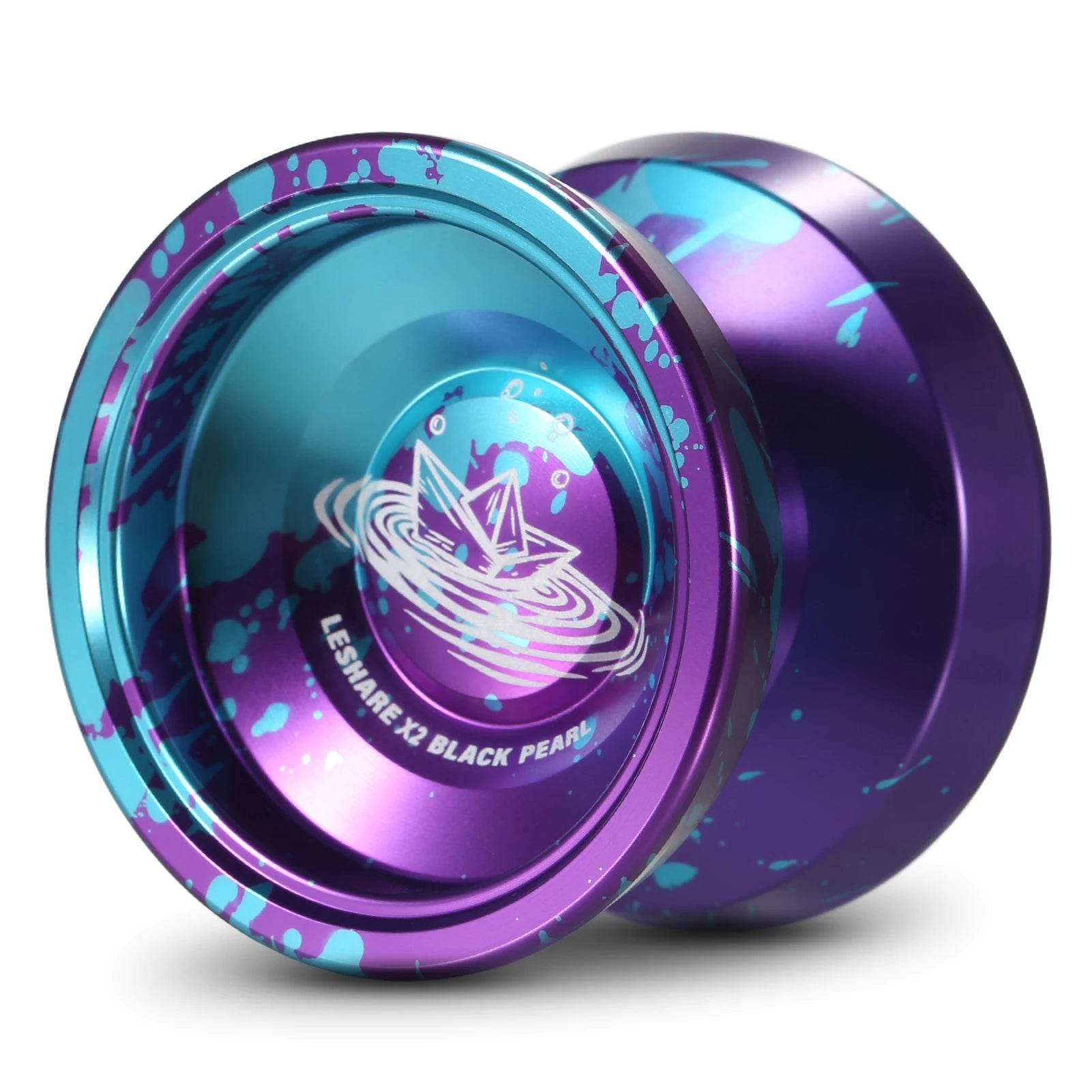 LESHARE Yoyo Ball Aluminum String Trick YoYo Balls Competitive Yo Yo Gift with Bearing Strings and Gloves Classic Toys - AIAZ