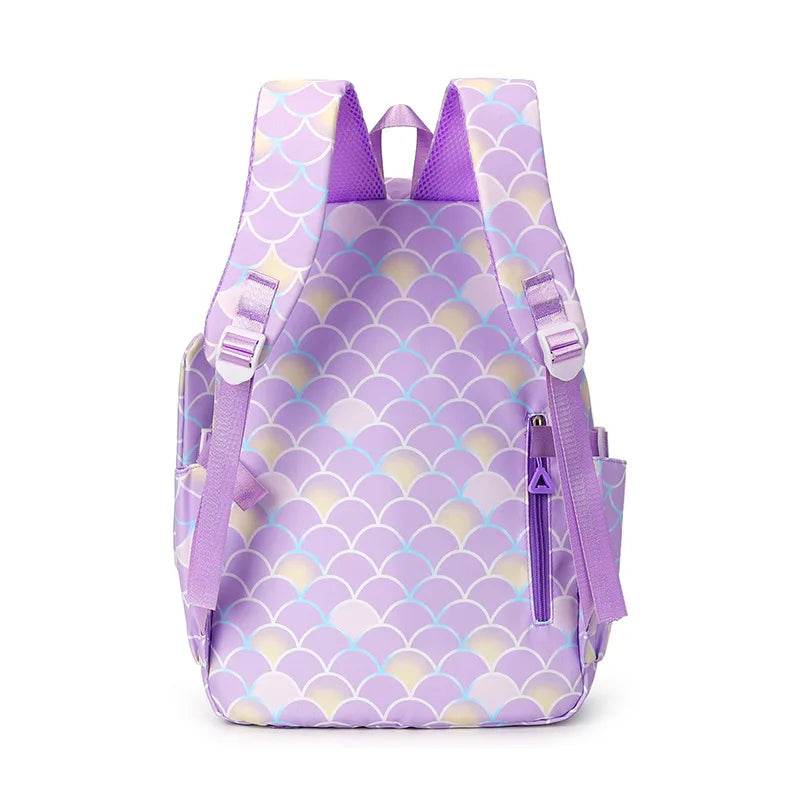 3Pcs/set Gabby Dollhouse Colorful Backpack With Lunch Bag for Girl Boy Student Teenager Rucksack Women Casual School Bags Set - AIAZ