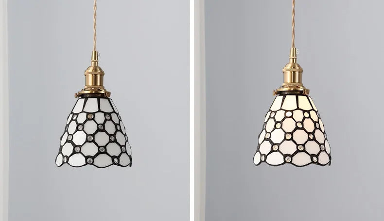 IWHD 2022 NEW Nordic Glass LED Pendant Lights Fixtures Copper Bedroom Dinning Room Restaurant Modern Hanging Lamp Lighting