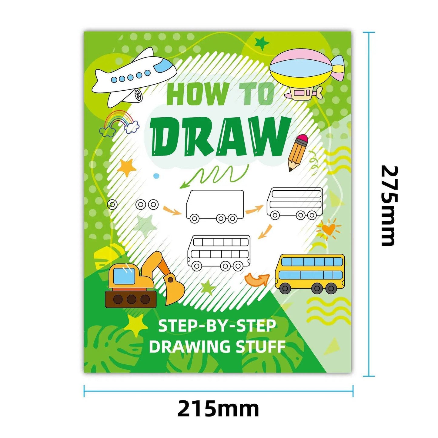 Creative Animal-Themed Cartoon Fun Doodles Simple Sketch Drawing Book, Educational Early Learning Coloring Book for Students - AIAZ