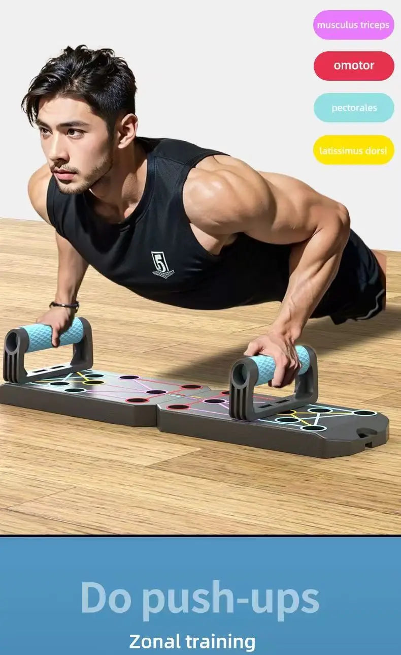 Folding Push-up Board Support Muscle Exercise Multifunctional Table Portable Fitness Equipment Abdominal Enhancement Support
