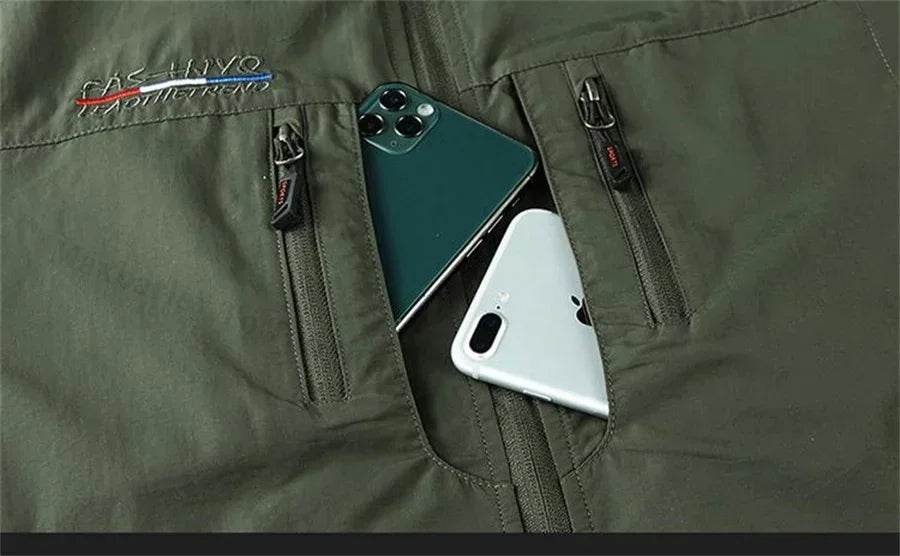 Sleeveless Jacket Vest Men 2025 Summer Cargo Climbing Hunting Waistcoat Club Photographer Fishing Vests Camping Working Clothes - AIAZ