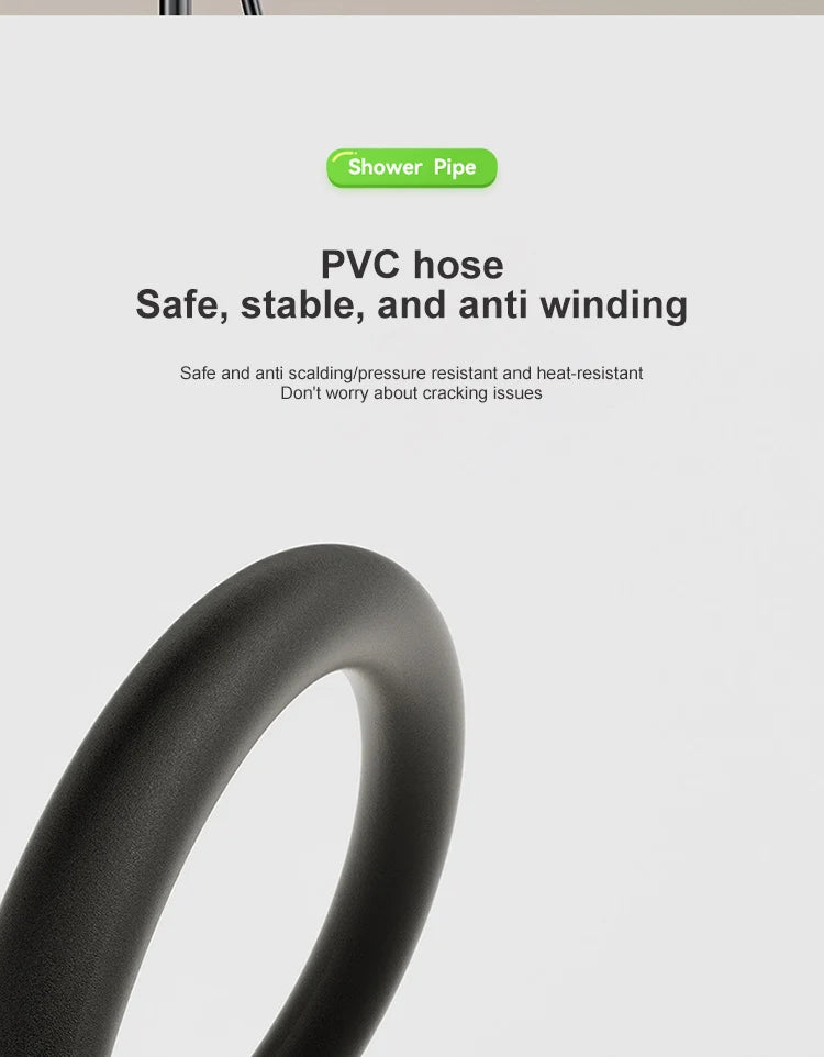 Bathroom Shower Full Set Gray Digital Display Shower System Set  Piano Button With Ambient Light Faucets Shower Head