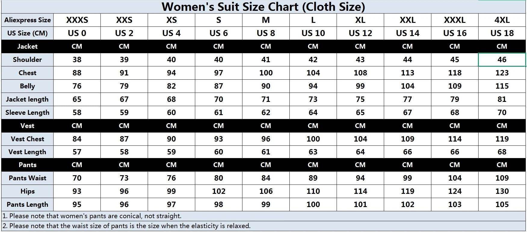 Tailor Made Women Suits Office Ladies Female Business Work Wear 2 Pieces Set Formal Blazer Suits (Jacket+Pants) - AIAZ