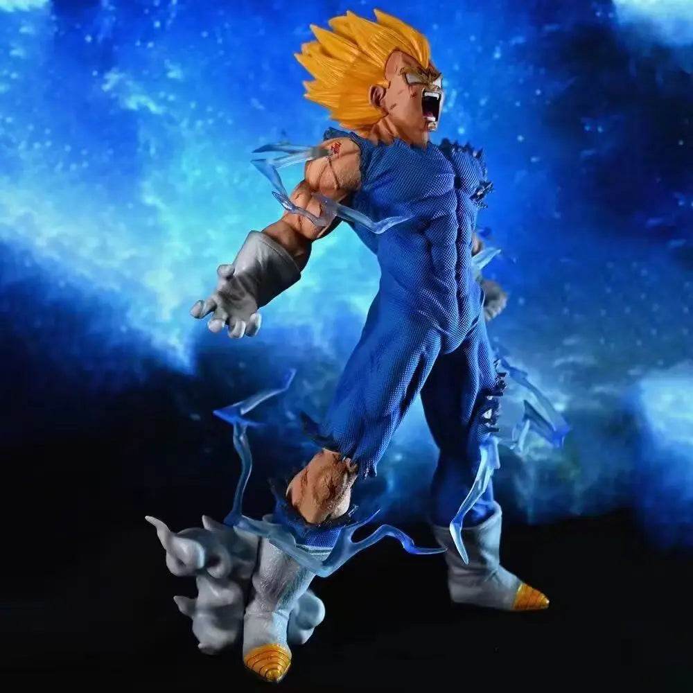 27cm Dragon Ball Self Destructing Vegeta Demonized Vegeta Action Figurin Model Pvc Statue Doll Statue Model Collection Toys Gift - AIAZ
