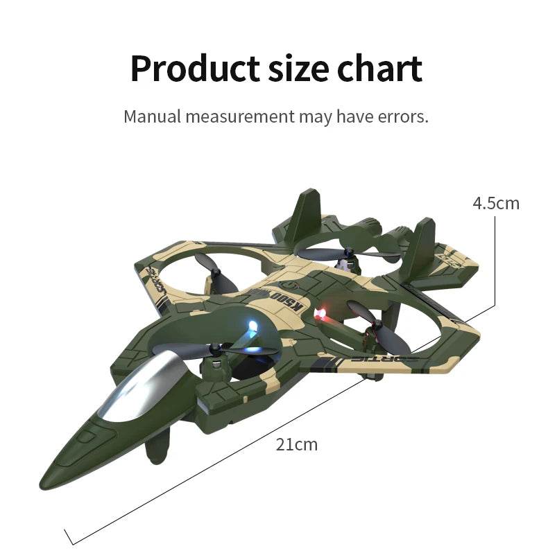 RC Aircraft EPP Foam Stunt Glider Electric Fighter Remote Control Airplane Fall Resistant Plane Toys for Boys Kids CZ01 CZ63 - AIAZ